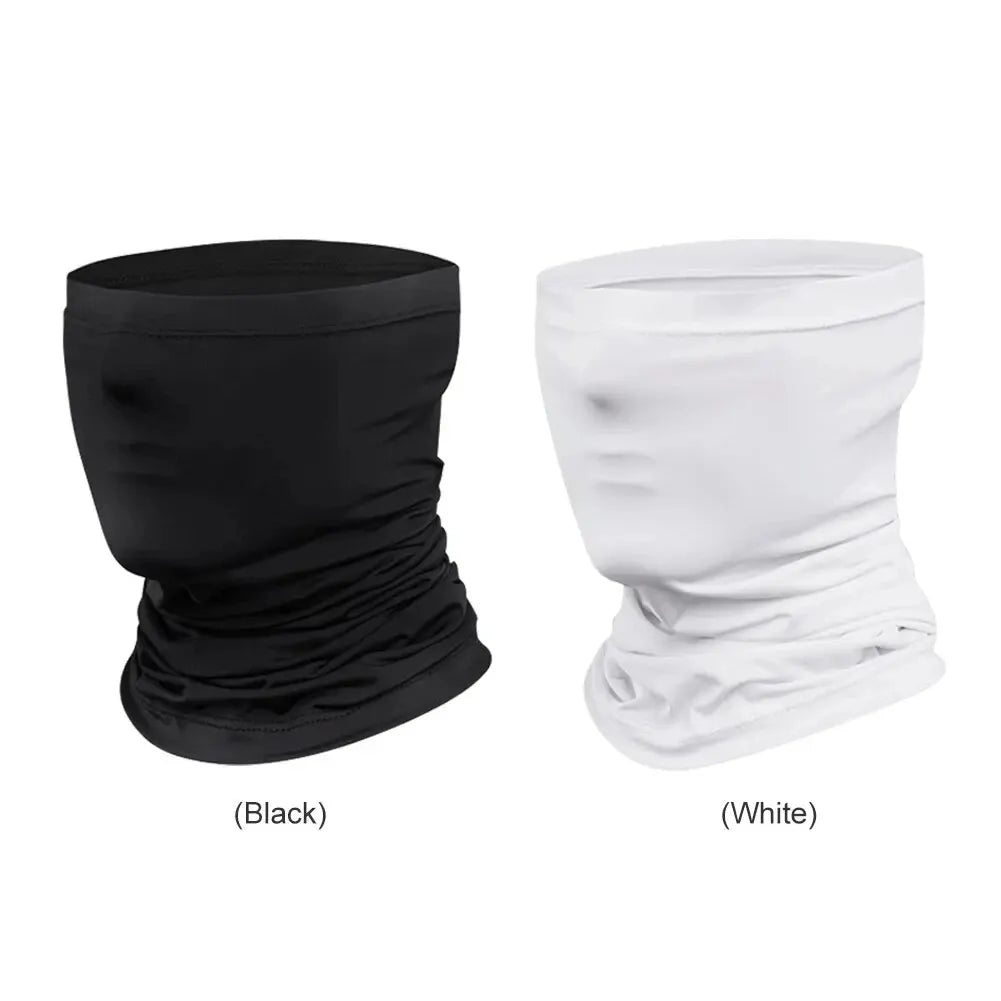 Summer Ice Silk Cycling Face Mask - UV Protection Magic Scarf - Cool &amp; Breathable Bandana for Biking, Running &amp; Outdoor Sports