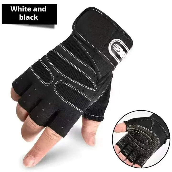 ebikesz Tactical Half Finger Sports Gloves - Anti-Slip &amp; Shockproof Mittens for Cycling, Mountaineering &amp; Fitness