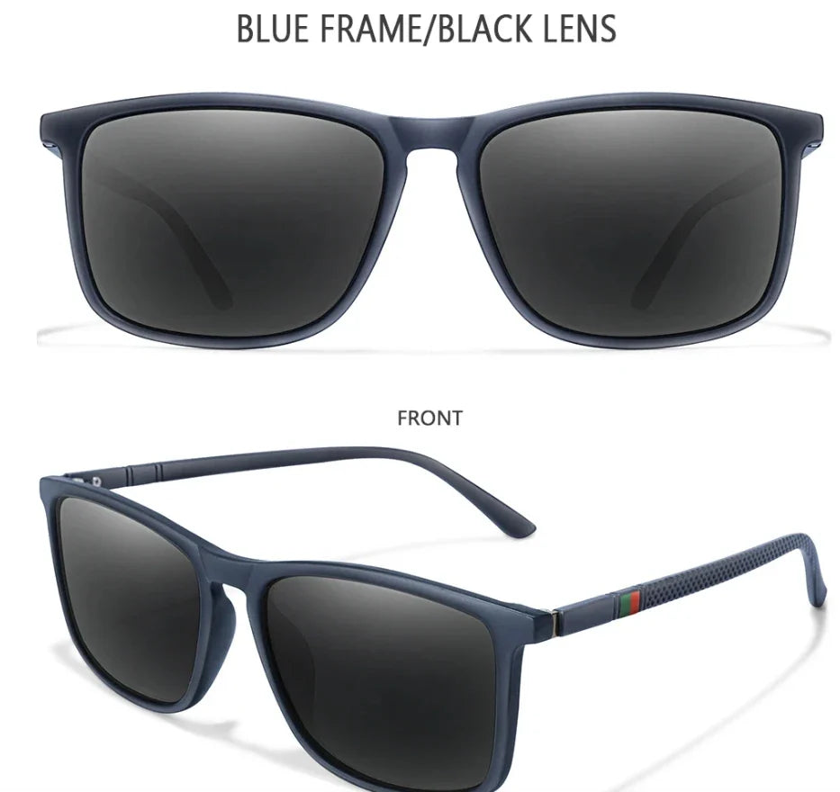 ebikesz Fashion Square Polarized Sunglasses - UV400 Protection Unisex Driving &amp; Cycling Sun Glasses