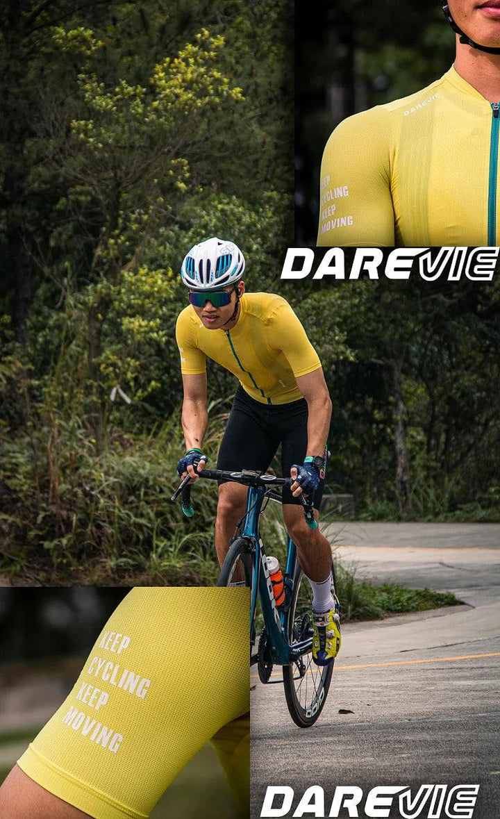 DAREVIE 2026 New Pro Cycling Jersey - Vividness Series Cooling Nylon Fabric - SPF50+ Anti-UV Slim Fit Bicycle Wear for Men &amp; Women
