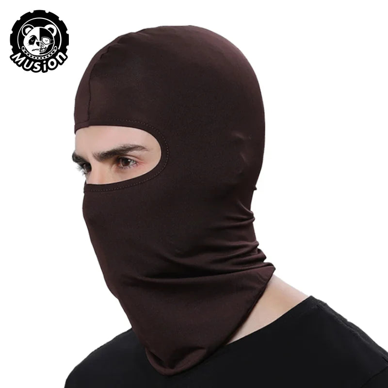 Motorcycle Balaclava Full Face Mask - Breathable Mesh Sun Protection Hood for Cycling, Skiing &amp; Outdoor Sports