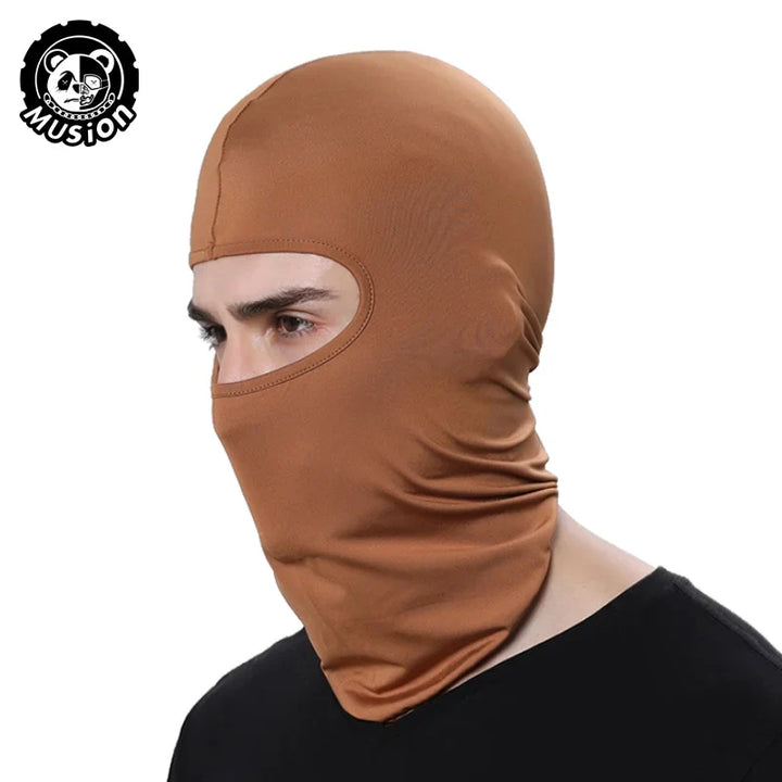 Motorcycle Balaclava Full Face Mask - Breathable Mesh Sun Protection Hood for Cycling, Skiing &amp; Outdoor Sports