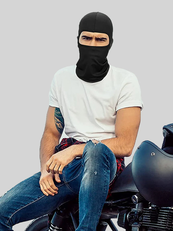 Motorcycle Balaclava Full Face Mask - Breathable Mesh Sun Protection Hood for Cycling, Skiing &amp; Outdoor Sports