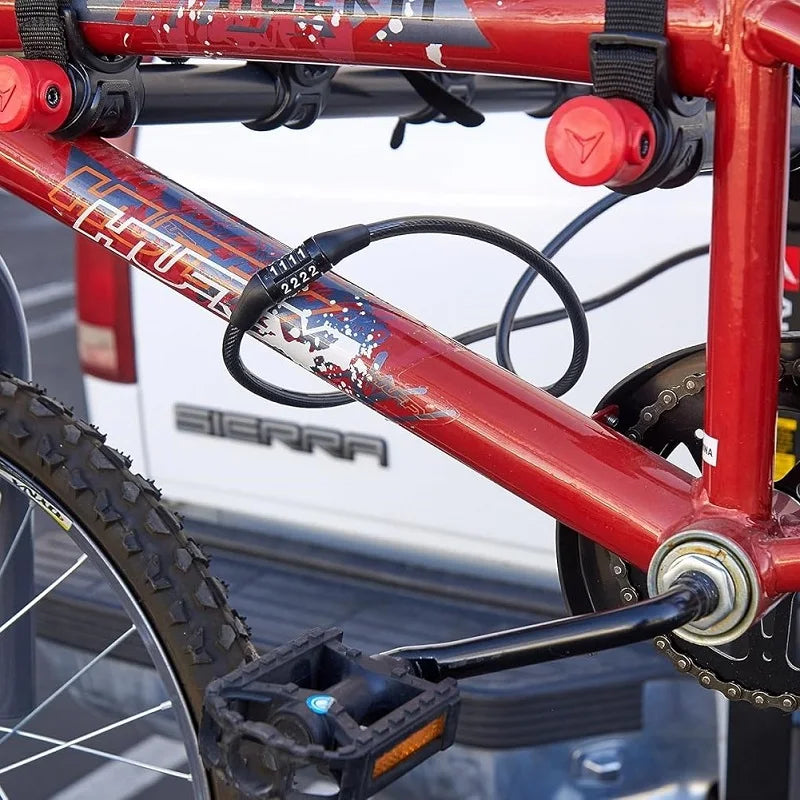 Anti-Theft Bicycle Lock - 4-Digit Password Security with 1-Meter Ultra-Strong Steel Cable