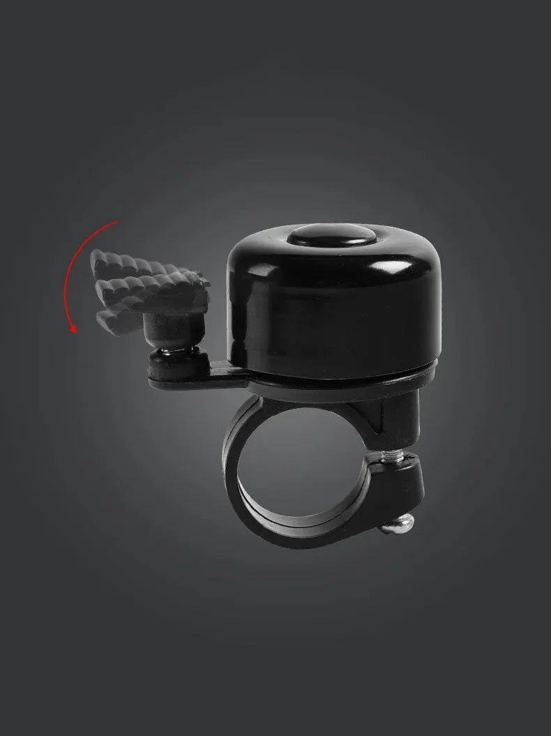 Universal Aluminum Alloy Bike Bell - Crisp Loud Silvery Sound - Anti-Rust Safety Horn for MTB, Road &amp; City Bikes (7 Vibrant Colors)
