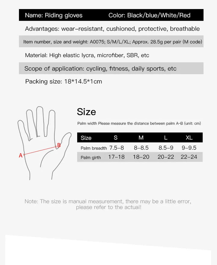 Aero Breaking Wind Cycling Gloves - Anti-Slip Half Finger Racing Mittens for Road Bike Speed