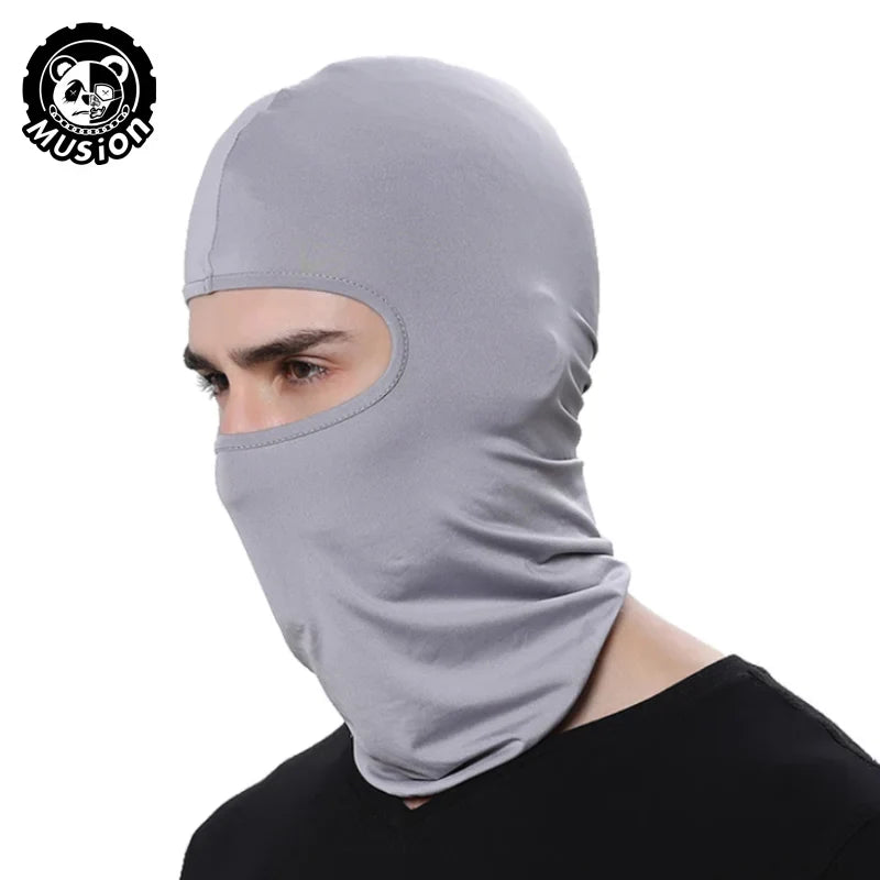 Motorcycle Balaclava Full Face Mask - Breathable Mesh Sun Protection Hood for Cycling, Skiing &amp; Outdoor Sports