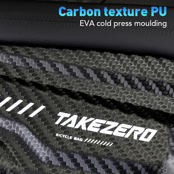 NEWBOLER Waterproof Bike Frame Bag - Sensitive TPU Touch Screen Tube Bag for 6.5" Phones