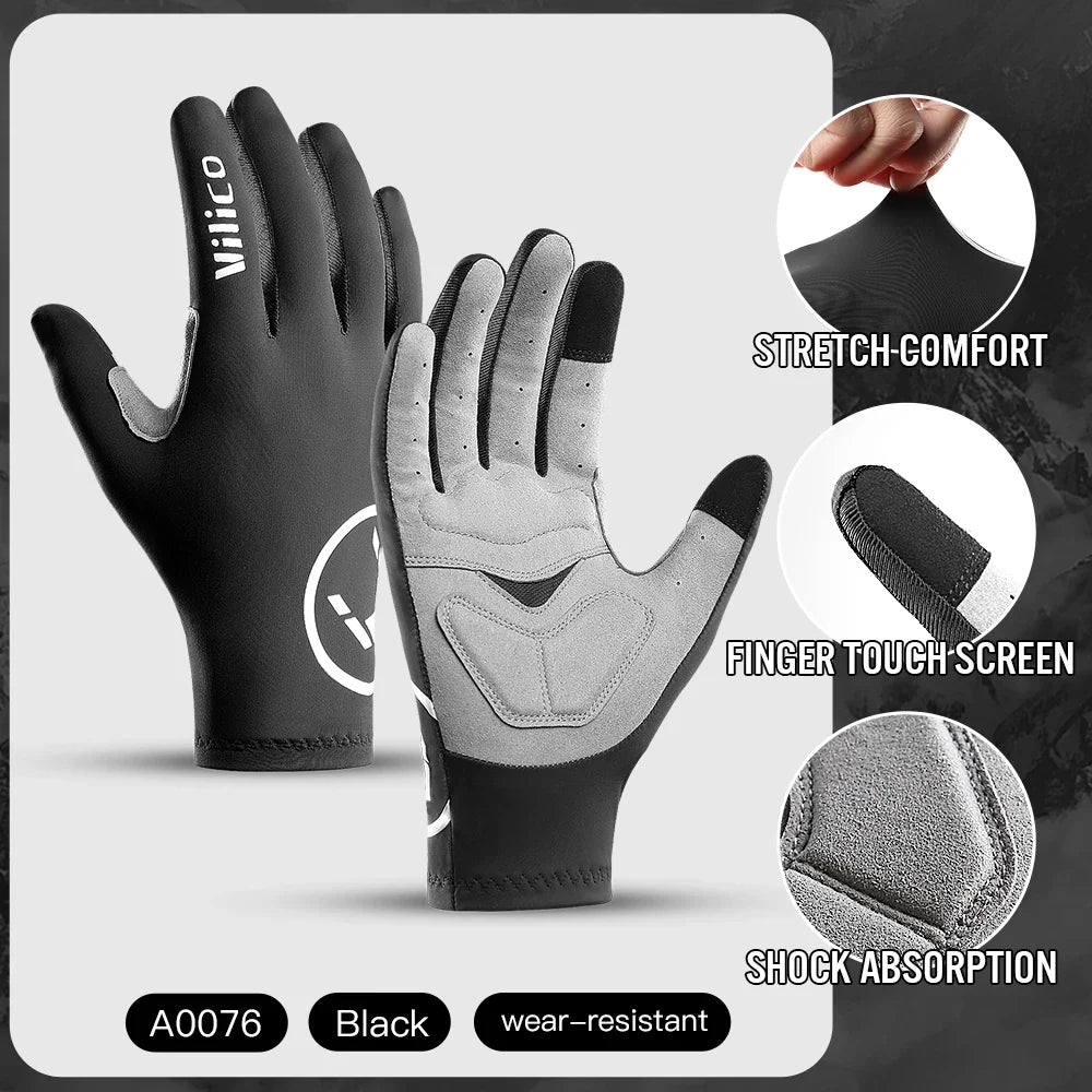 Aero Breaking Wind Cycling Gloves - Anti-Slip Half Finger Racing Mittens for Road Bike Speed