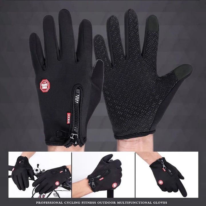 Winter Thermal Cycling Gloves for Men &amp; Women - Waterproof &amp; Windproof Full Finger Mittens - Sensitive Touchscreen Gear for E-Bike &amp; MTB (YD1301)