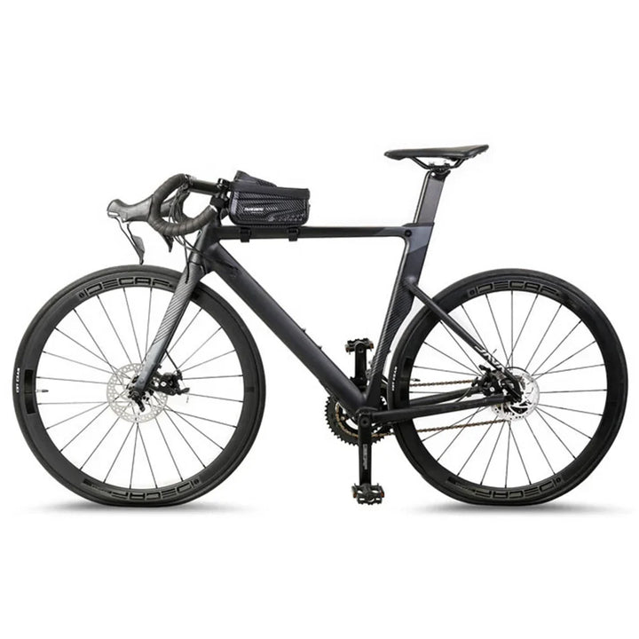 NEWBOLER Waterproof Bike Frame Bag - Sensitive TPU Touch Screen Tube Bag for 6.5" Phones