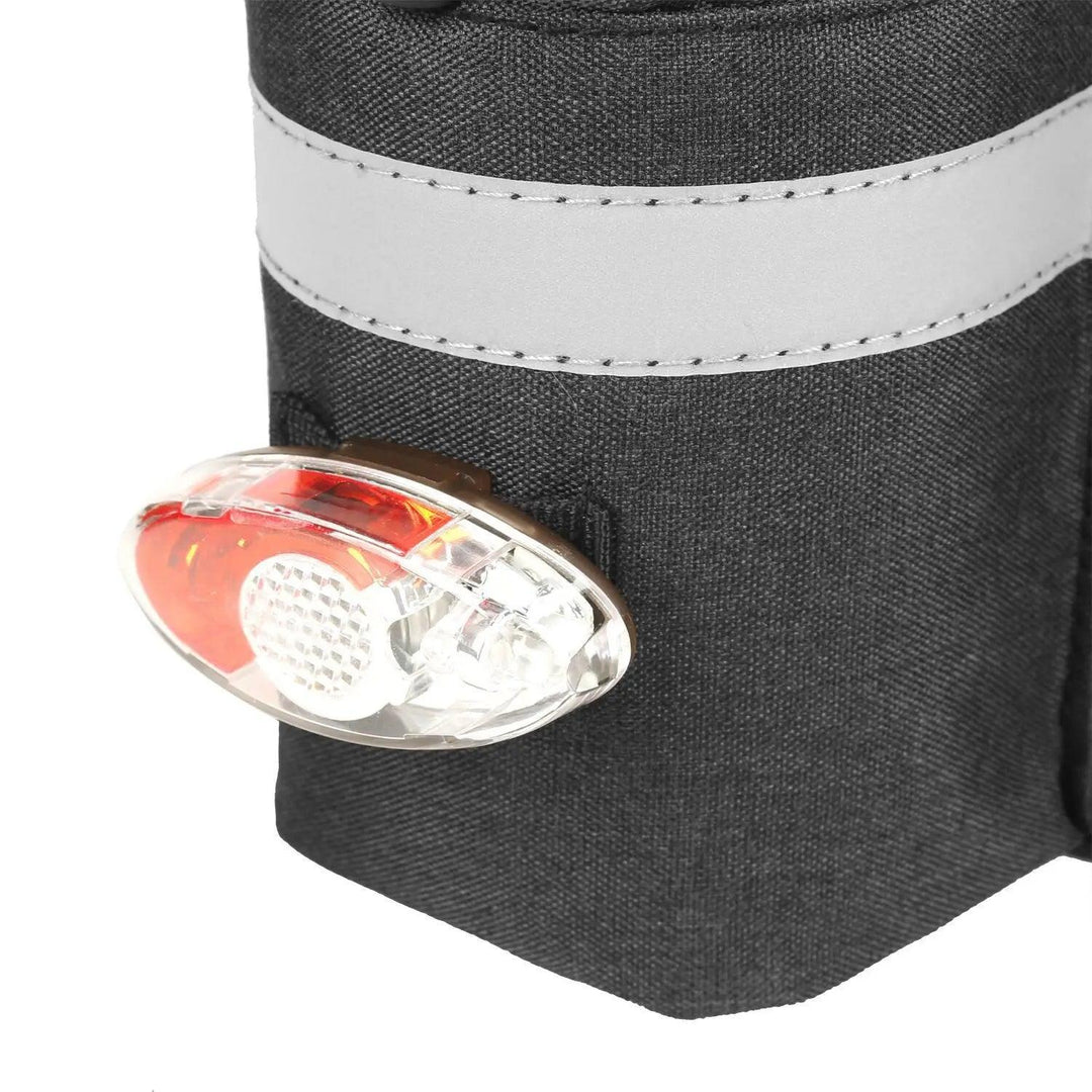 13L Bicycle Carrier Bag - Insulated Rear Rack Trunk Bag - Rainproof Pannier with Bottle Holder &amp; Shoulder Strap for Commuting &amp; Touring