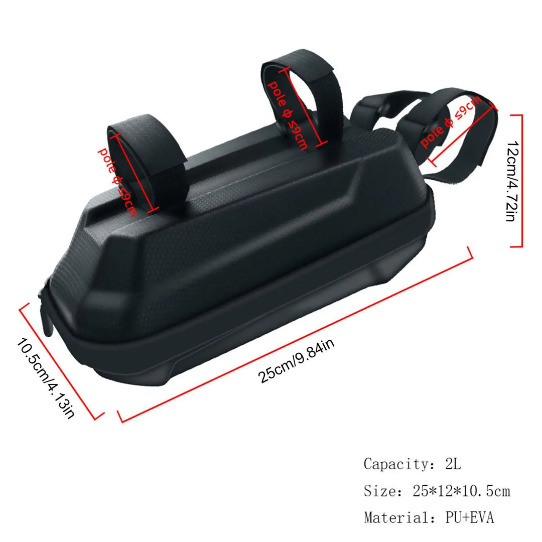Universal Electric Scooter Front Bag - Waterproof Hard Shell Storage Organizer for E-Scooters &amp; Electric Vehicles