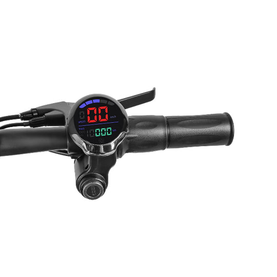 Samebike SM-C01 Foldable Electric Scooter with Seat and Colorful LCD Display