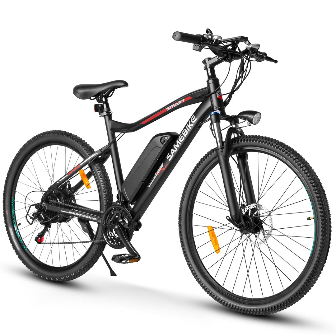 Samebike SY26-II Mountain Electric Bike with 7-Speed Rear Flywheel and Stable Drivetrain