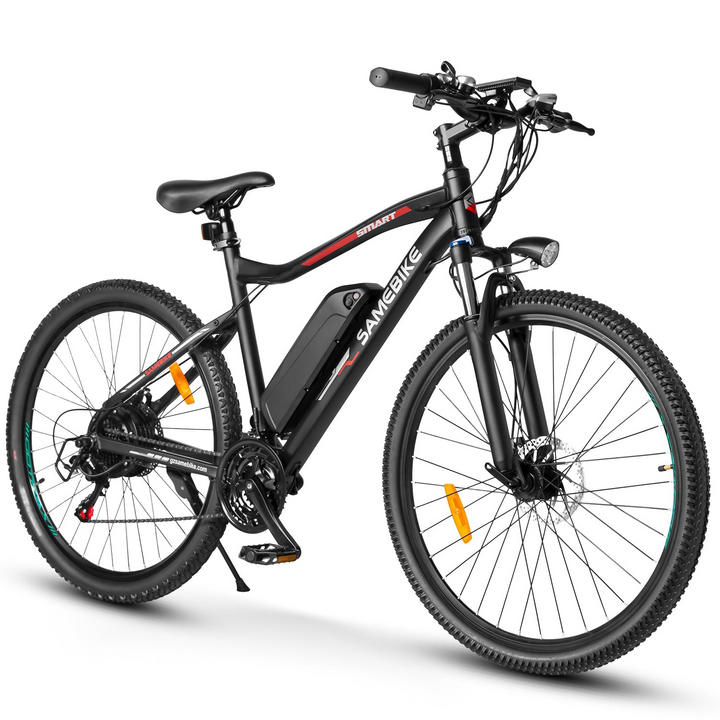 Samebike SY26-II Mountain Electric Bike with 7-Speed Rear Flywheel and Stable Drivetrain