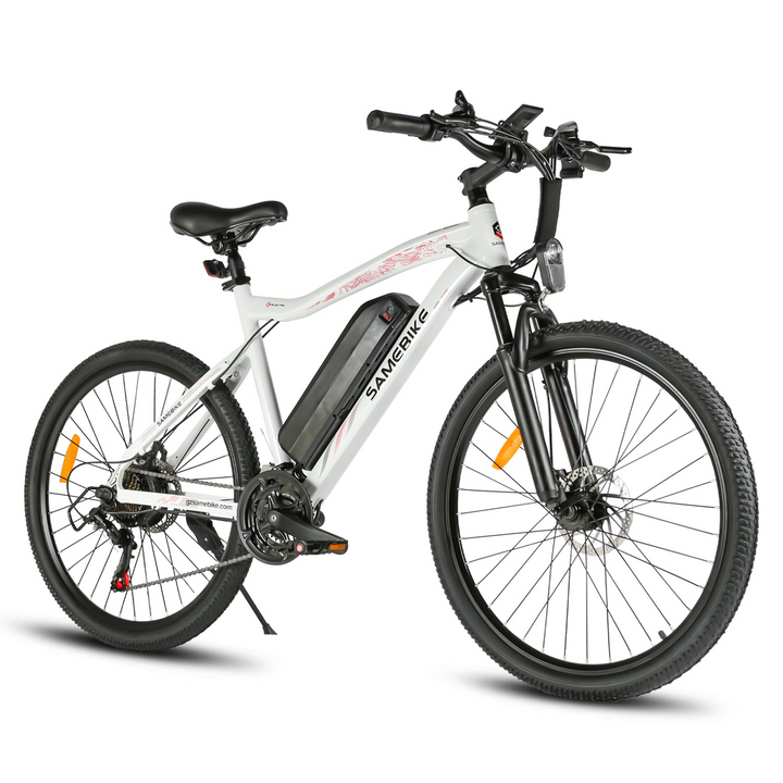 Samebike SY26-II Mountain Electric Bike with 7-Speed Rear Flywheel and Stable Drivetrain