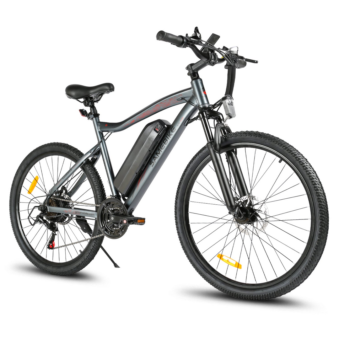 Samebike SY26-II Mountain Electric Bike with 7-Speed Rear Flywheel and Stable Drivetrain