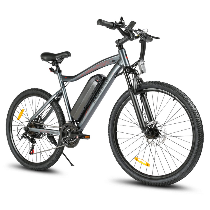 Samebike SY26-II Mountain Electric Bike with 7-Speed Rear Flywheel and Stable Drivetrain
