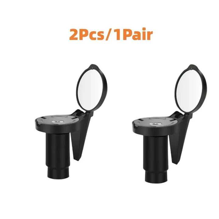 Bicycle 1PC Rear View Convex Mirror Handlebar Drop Bar Mount Acrylic Lens