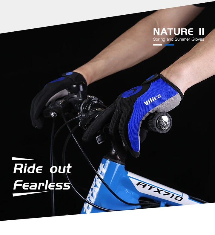 Professional Full Finger Cycling Gloves - Anti-Slip &amp; Sweatproof MTB Road Bike Mittens for Men &amp; Women