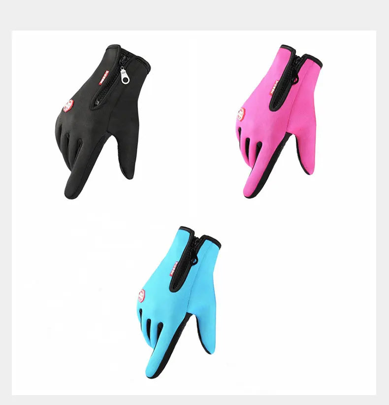 Winter Thermal Cycling Gloves for Men &amp; Women - Waterproof &amp; Windproof Full Finger Mittens - Sensitive Touchscreen Gear for E-Bike &amp; MTB (YD1301)