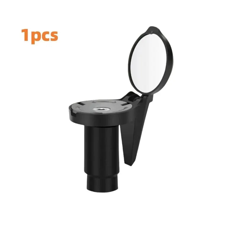 Bicycle 1PC Rear View Convex Mirror Handlebar Drop Bar Mount Acrylic Lens