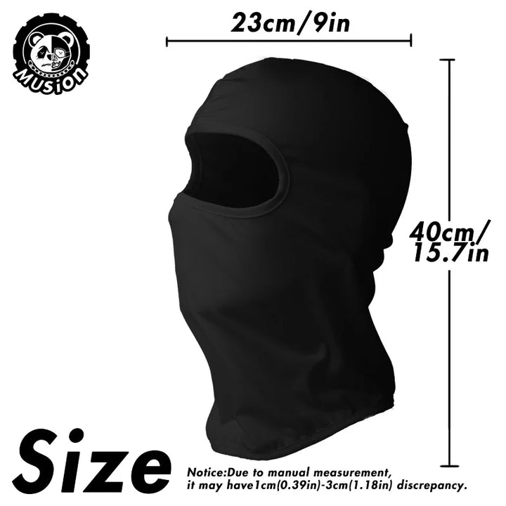 Motorcycle Balaclava Full Face Mask - Breathable Mesh Sun Protection Hood for Cycling, Skiing &amp; Outdoor Sports