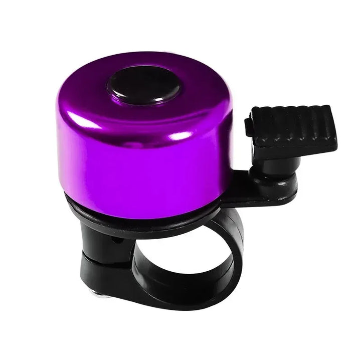 Universal Aluminum Alloy Bike Bell - Crisp Loud Silvery Sound - Anti-Rust Safety Horn for MTB, Road &amp; City Bikes (7 Vibrant Colors)