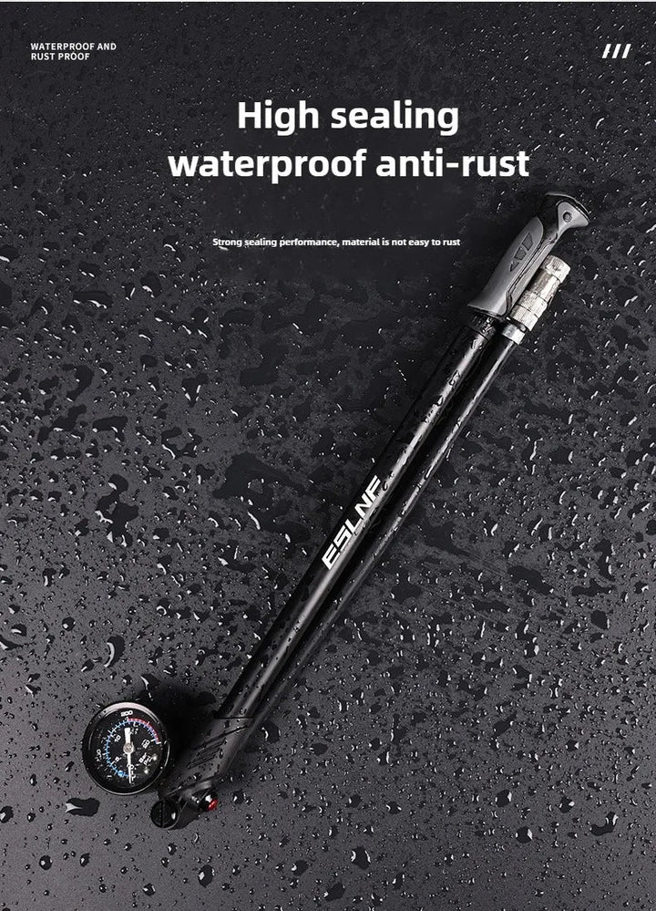 ESLNF 300PSI High-Pressure Shock Pump with Gauge for Fork &amp; Rear Suspension