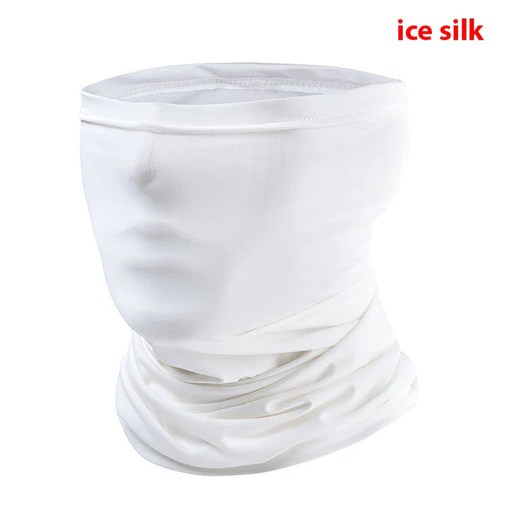 Summer Ice Silk Cycling Face Mask - UV Protection Magic Scarf - Cool &amp; Breathable Bandana for Biking, Running &amp; Outdoor Sports