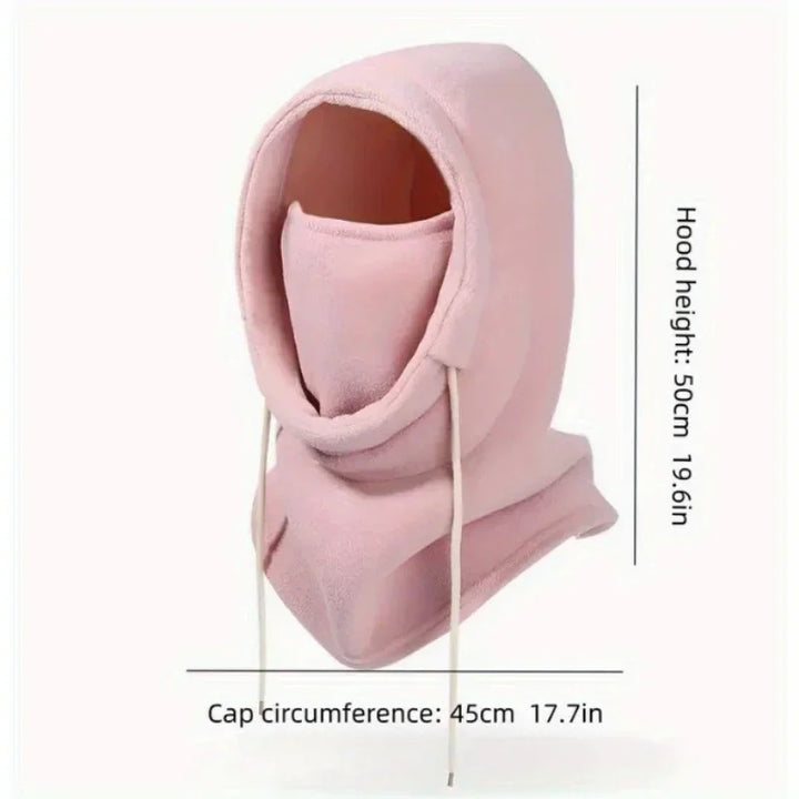 Winter Balaclava Hooded Scarf - Warm Neck Gaiter With Hood For Outdoor