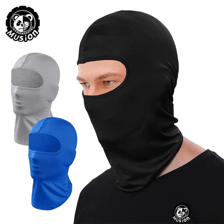 Motorcycle Balaclava Full Face Mask - Breathable Mesh Sun Protection Hood for Cycling, Skiing &amp; Outdoor Sports