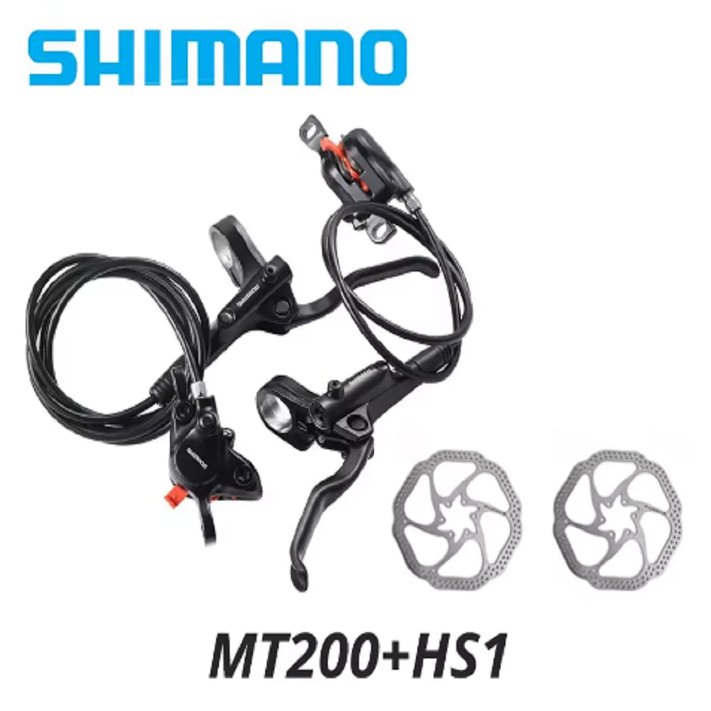 Shimano MT200 Hydraulic Disc Brake Set - Original MTB Mountain Bike Brake Kit Left &amp; Right