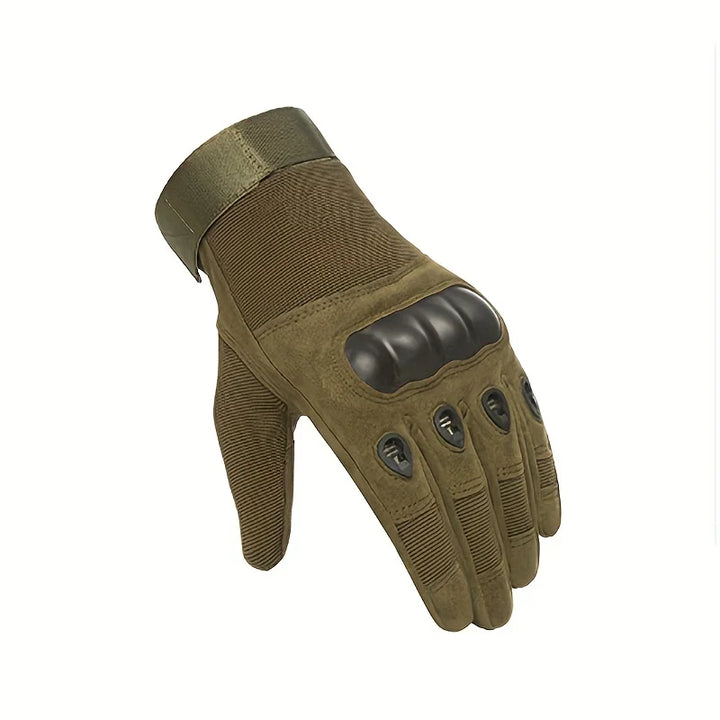 Tactical Military Full Finger Gloves - Soldier Combat Anti-Slip Mittens - Heavy Duty Gear for Airsoft, Shooting, Paintball &amp; MTB Racing