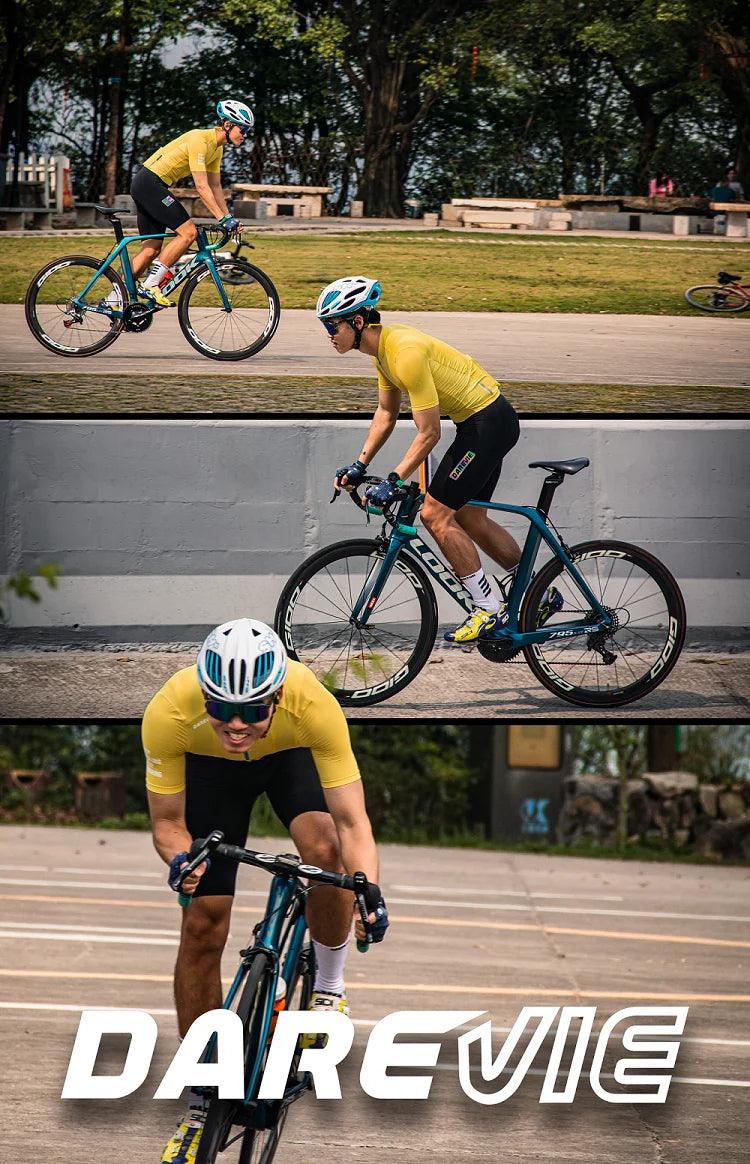 DAREVIE 2026 New Pro Cycling Jersey - Vividness Series Cooling Nylon Fabric - SPF50+ Anti-UV Slim Fit Bicycle Wear for Men &amp; Women