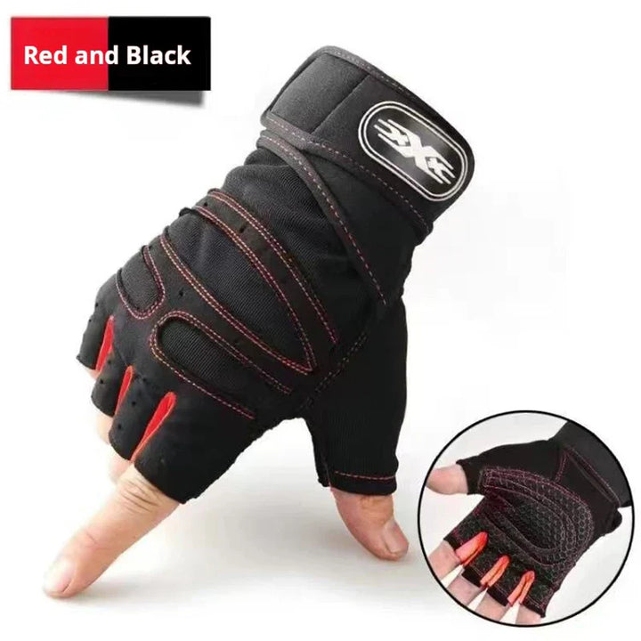 ebikesz Tactical Half Finger Sports Gloves - Anti-Slip &amp; Shockproof Mittens for Cycling, Mountaineering &amp; Fitness