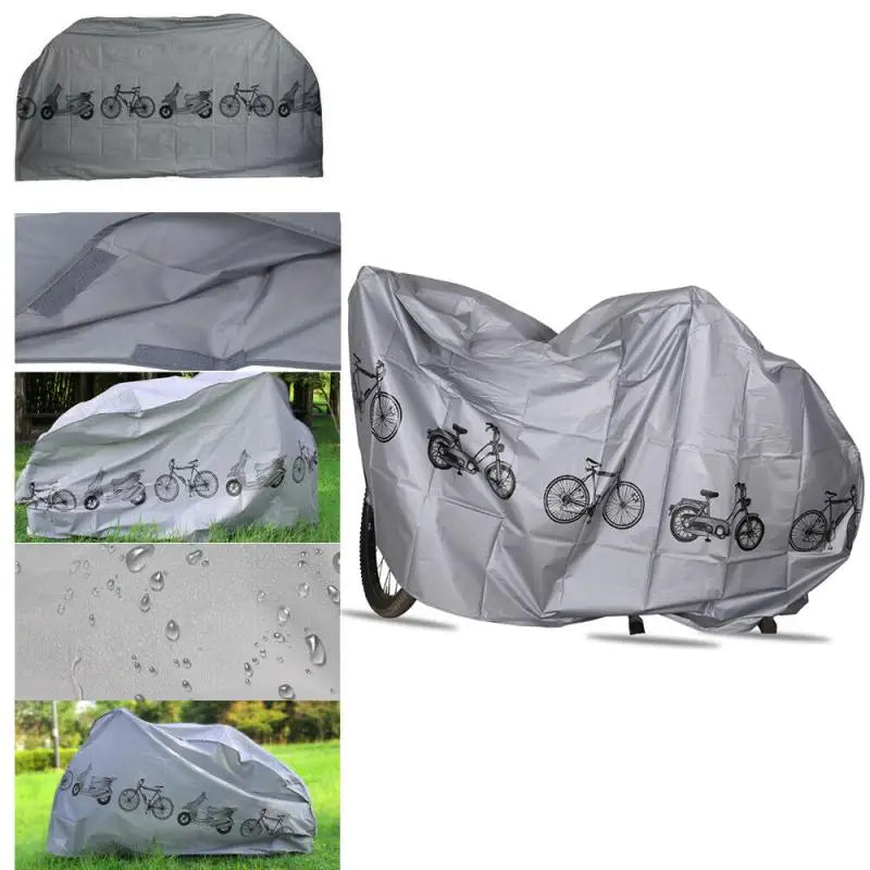 Universal Bicycle Rain Cover - Waterproof &amp; UV Protection Outdoor Bike Cover for MTB &amp; Road Bikes