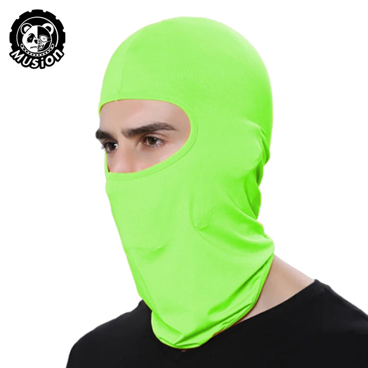 Motorcycle Balaclava Full Face Mask - Breathable Mesh Sun Protection Hood for Cycling, Skiing &amp; Outdoor Sports