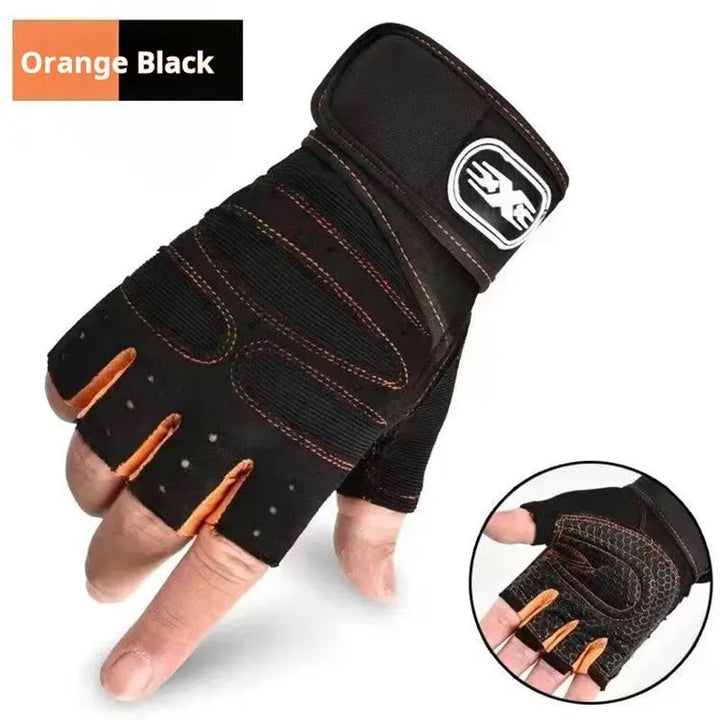 ebikesz Tactical Half Finger Sports Gloves - Anti-Slip &amp; Shockproof Mittens for Cycling, Mountaineering &amp; Fitness