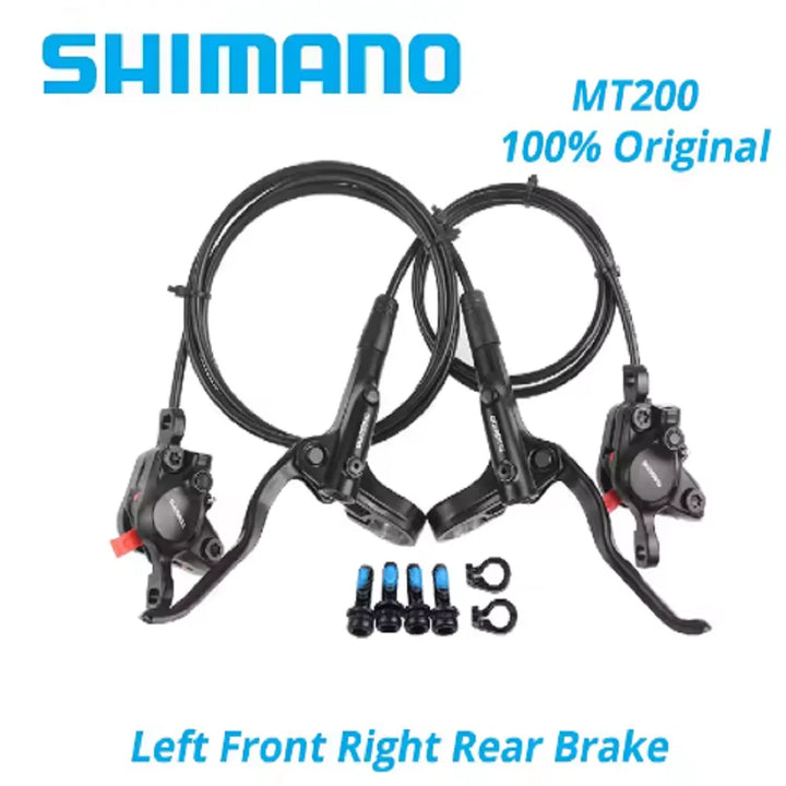 Shimano MT200 Hydraulic Disc Brake Set - Original MTB Mountain Bike Brake Kit Left &amp; Right