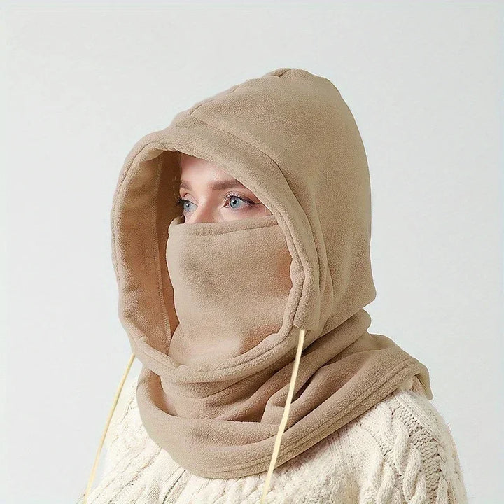 Winter Balaclava Hooded Scarf - Warm Neck Gaiter With Hood For Outdoor