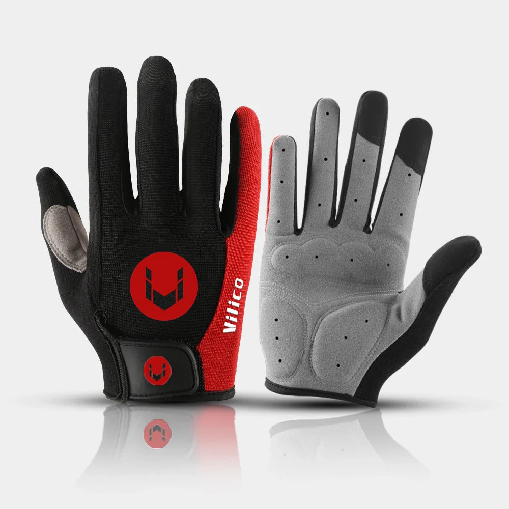 Professional Full Finger Cycling Gloves - Anti-Slip &amp; Sweatproof MTB Road Bike Mittens for Men &amp; Women