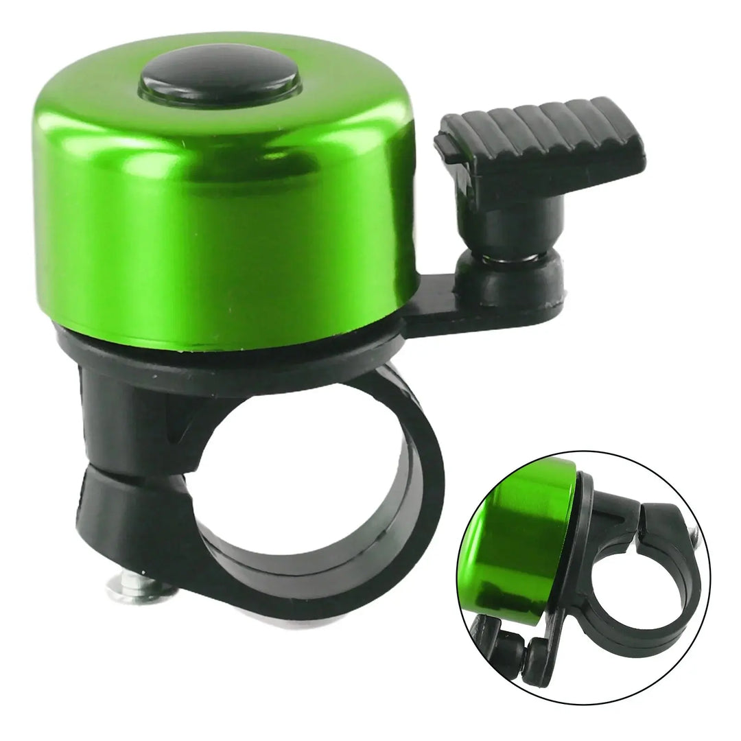 Universal Aluminum Alloy Bike Bell - Crisp Loud Sound Cycle Horn - Safety Warning Alarm for MTB, Road &amp; City Bikes (7 Colors)
