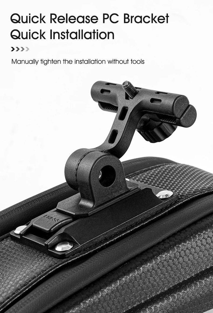 WEST BIKING 100% Waterproof Bicycle Saddle Bag - Seamless Weld Under Seat Storage - Reflective Rainproof MTB &amp; Road Bike Tool Pouch