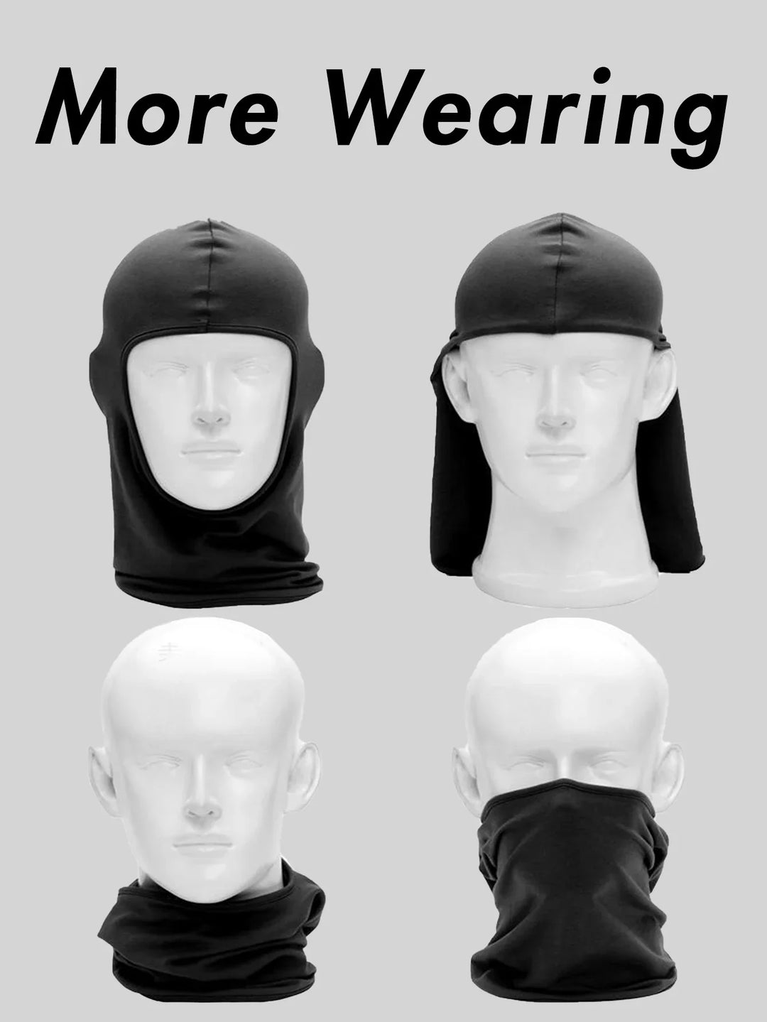 Motorcycle Balaclava Full Face Mask - Breathable Mesh Sun Protection Hood for Cycling, Skiing &amp; Outdoor Sports