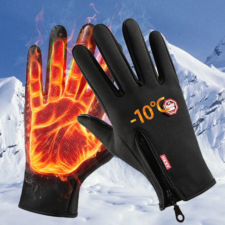 Winter Thermal Cycling Gloves for Men &amp; Women - Waterproof &amp; Windproof Full Finger Mittens - Sensitive Touchscreen Gear for E-Bike &amp; MTB (YD1301)