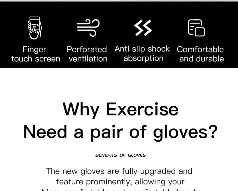 Touch-Screen Full Finger Bike Gloves - Breathable &amp; Shock-Proof Padded Cycling Mittens for MTB &amp; Road Racing