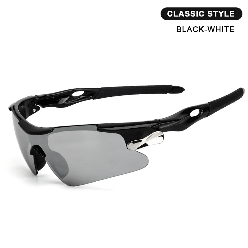 RIDERACE UV400 Cycling Sunglasses - High-Impact Polycarbonate Protection - Lightweight MTB &amp; Road Bike Goggles for Outdoor Sports