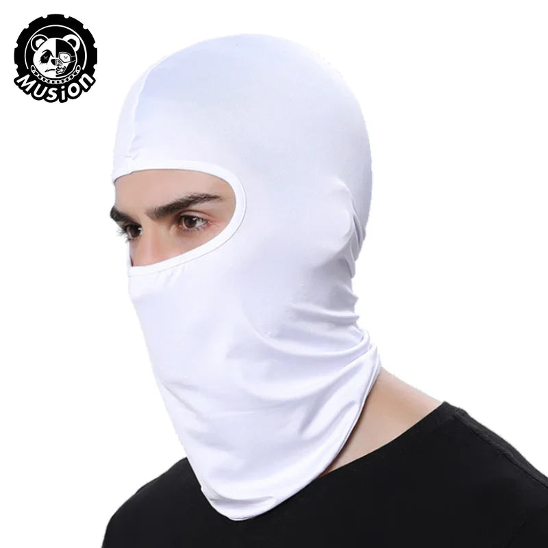 Motorcycle Balaclava Full Face Mask - Breathable Mesh Sun Protection Hood for Cycling, Skiing &amp; Outdoor Sports
